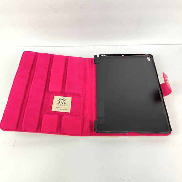 Spartina 449 Daufuskie Island Linen and Leather Padded i-Pad Case - Picture 3 of 6